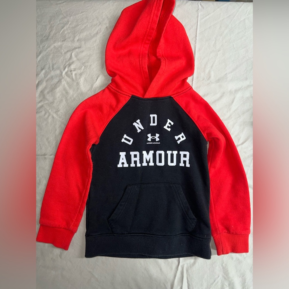 Under Armour Kids Hoodie in Red and Black